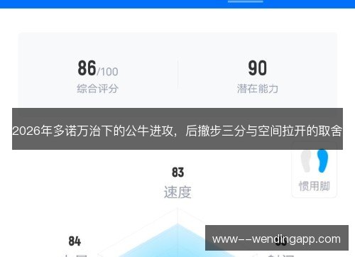 2026年多诺万治下的公牛进攻,后撤步三分与空间拉开的取舍 2026年多诺万治下的公牛进攻,后撤步三分与空间拉开的取舍